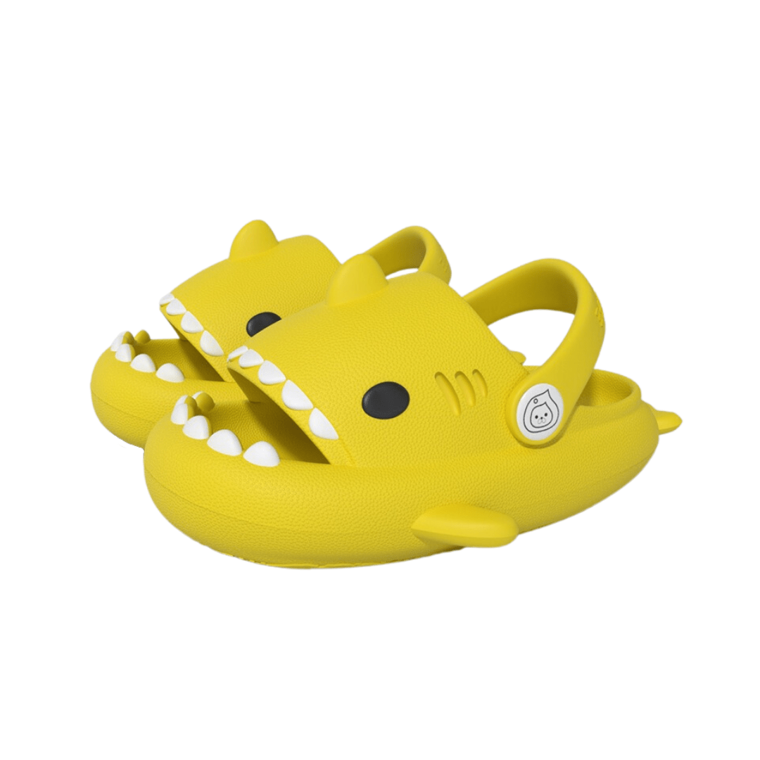 Chanclas Tiburon Niño amarillo